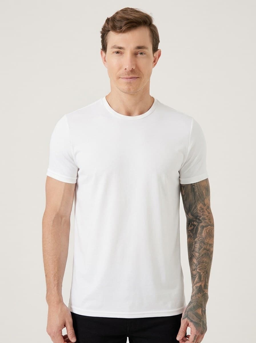 Camiseta Lisa Malha PP Branco