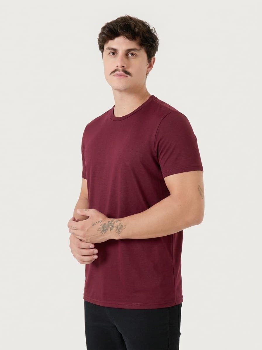 Camiseta Malha PP Bordô