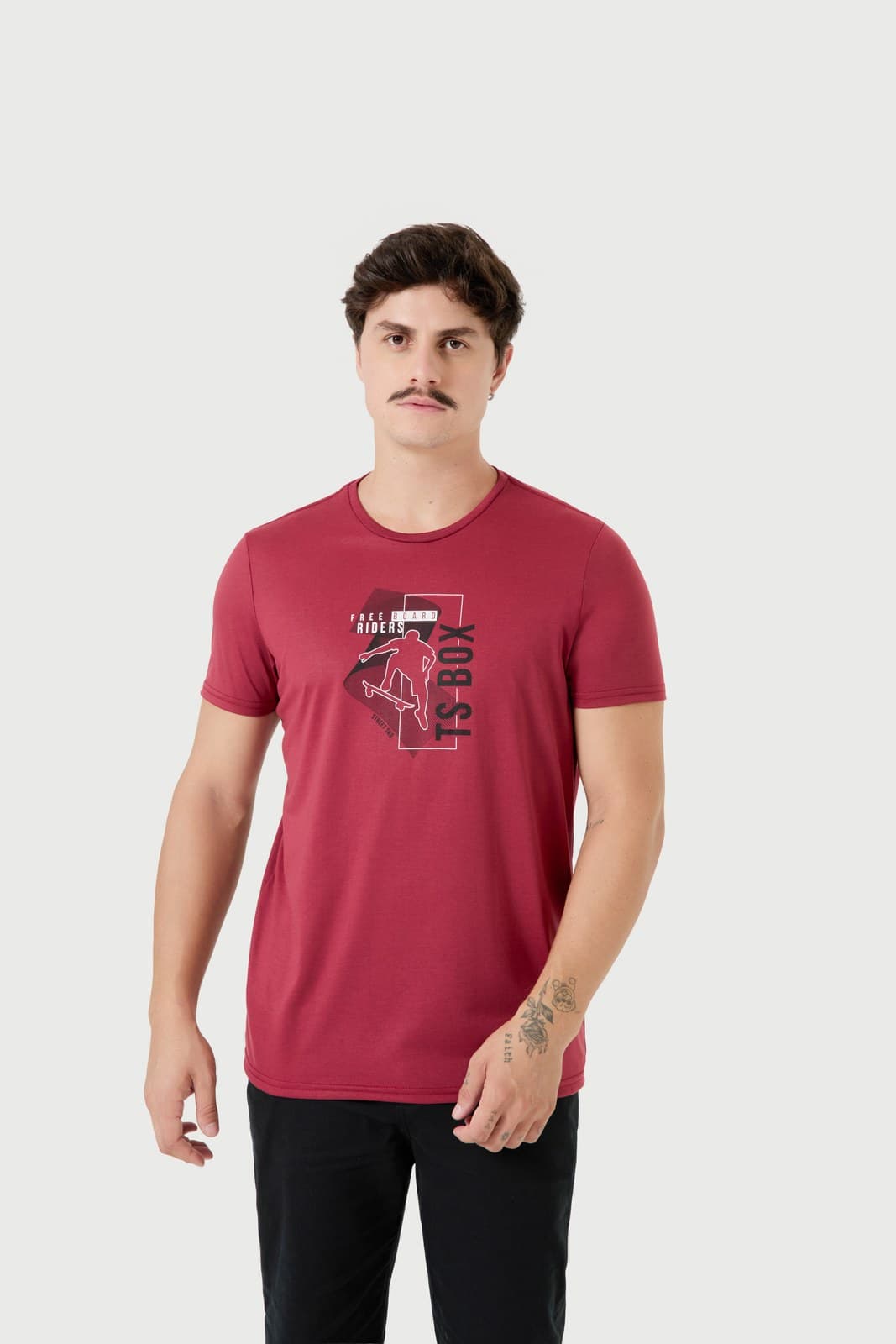 Camiseta Estampa TS Box Free Riders